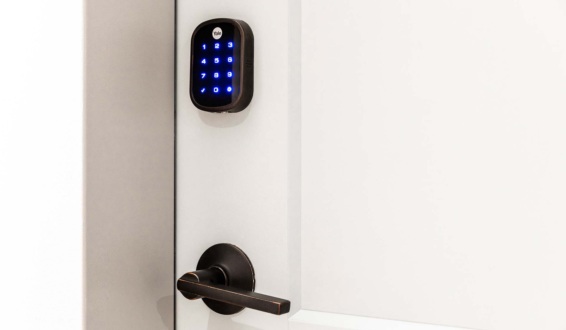 Let in friends, family or a dog walker remotely, with peace of mind! Smart home tech available in every home!