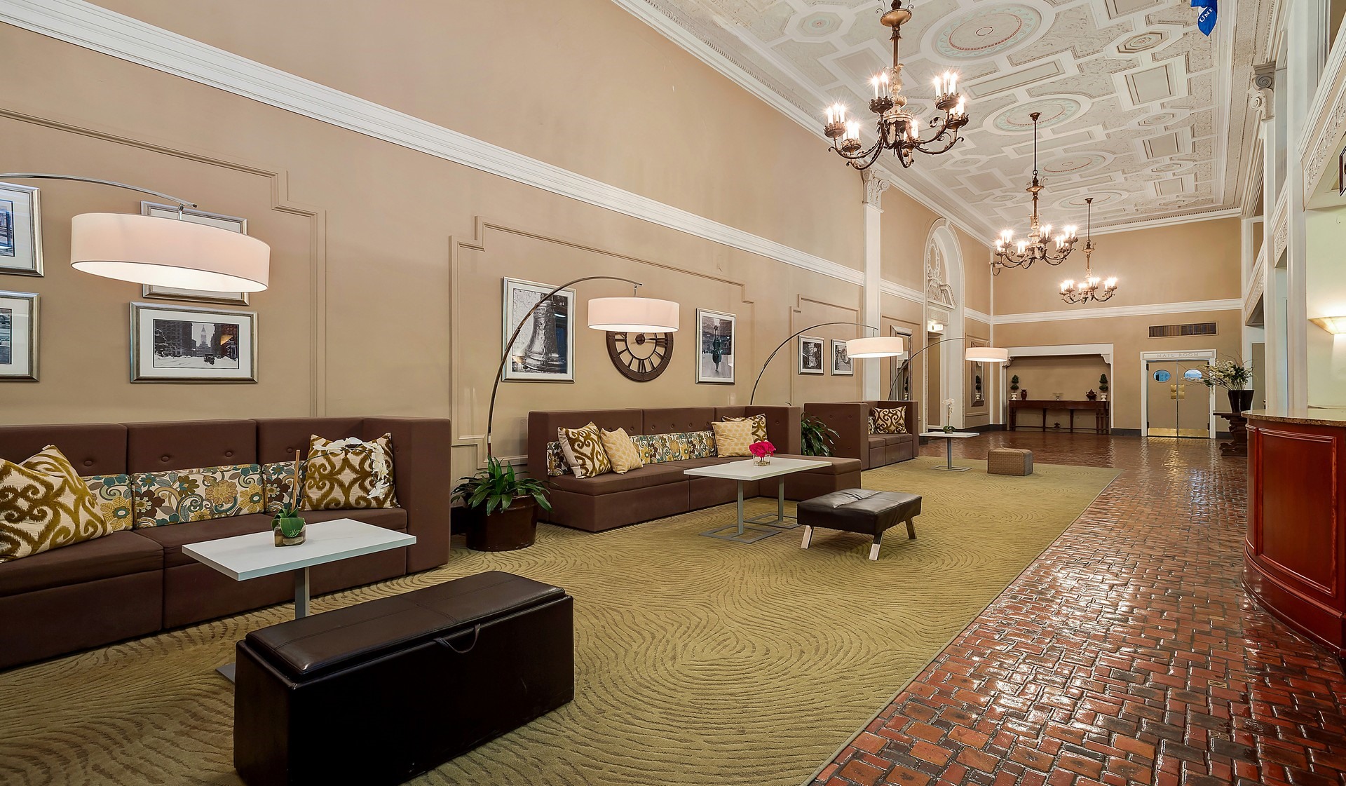 Lobby at Chestnut Hall (3 of 3)